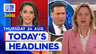 QLD Premier grilled over youth crime crisis on Today | Morning Headlines | 9 News Australia