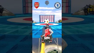 Chelsea vs Arsenal ⚽🛝🚗 Rocket League Match 93 #football #gaming #shorts