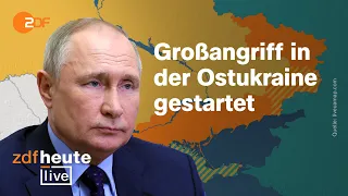 Ukraine: Scholz kündigt keine neuen Waffenlieferungen der Bundeswehr an | ZDFheute live