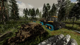 FS22 Karhuvaara Biisonilla aukolla säheltämistä