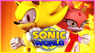 SONIC AND BLAZE PLAY SONIC WORLD THE FIRE PRINCESS RETURNS