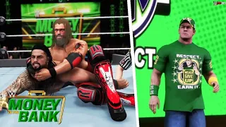 WWE 2K20 SIMULATION: Roman Reigns vs Edge | Money in the Bank 2021, Highlights