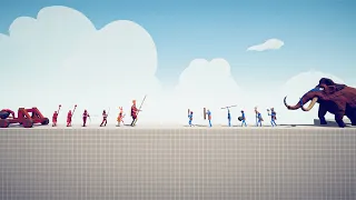 TRIBAL Team Vs MEDIEVAL Team - Totally Accurate Battle Simulator | TABS