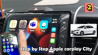 Sambungkan Apple CarPlay Bluetooth Langkah Demi Langkah Tetapan Waze  Settings Honda City 2022