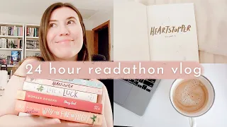 24 hour readathon vlog! | cutest graphic novels, new favorite book & lots of caffeine (of course)