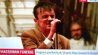 The Pogues performing at the funeral of Shane MacGowan: The Parting Glass