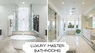 Luxury Master Bathrooms | Luxury Home Design | And Then There Was Style