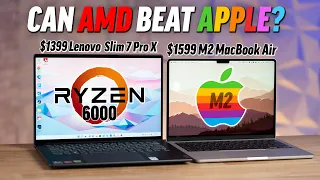 Apple M2 vs AMD 6800HS + NVIDIA RTX: FINALLY an M2 Killer?