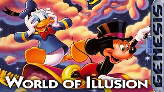 World of Illusion starring Mickey Mouse and Donald Duck - Longplay (Sega Genesis Mega Drive)