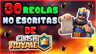 30 REGLAS No ESCRITAS De Clash Royale - MonteGames