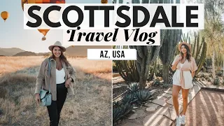 Scottsdale Arizona Travel Vlog: Hot Air Balloon, Horseback Riding