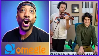 WOW ! Pianist and Violinist AMAZES Strangers on Omegle ( REACTION )