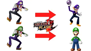 SSF2 Costumes Origins (Waluigi) | Mario Universe