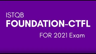 Istqb foundation Level Training 2021 : ISTQB ISTQB