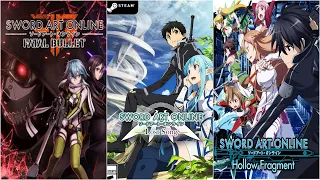 All Sword Art Online Games for PC-SAO PC Evolution