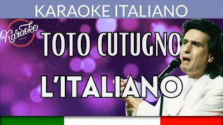 L'italiano - Toto Cutugno Karaoke Italiano con Testo🎤