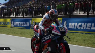 MotoGP 24 - Luca Marini - Repsol Honda - Sprint & Main Race - Le Mans Circuit - Gameplay