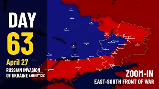 [ZOOM-IN] 27 April 2022 | Russian Invasion of Ukraine (Ukraine war mapped, Ukraine war map)