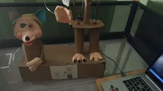 Homemade animatronic fox progress so far