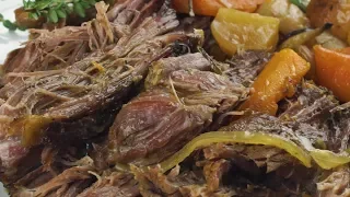 Keto Low Carb Pot Roast Slow Cooker Recipe