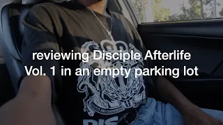 reviewing Disciple Afterlife Vol. 1 in an empty parking lot