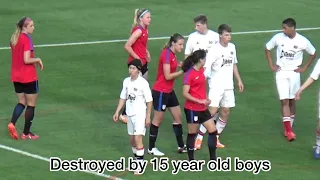 Pro Women’s Football Team Lose To Teenage Boys