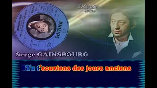 Karaoke Tino - Serge Gainsbourg - Je suis venu te dire que je m'en vais