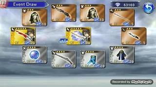 DFFOO global -  global's 1st BT/LD 2 banner free pull for Squall.