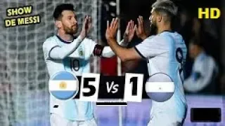 Argentina 5 x 1 Nicarágua - Amistoso Melhores Momentos HD Completo