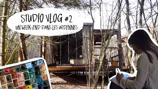 STUDIO VLOG | Un week-end créatif dans les Ardennes