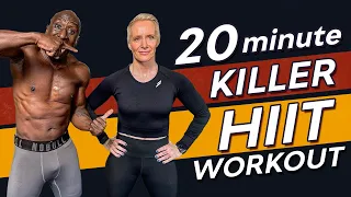 20 MINUTE KILLER BODYWEIGHT HIIT WORKOUT