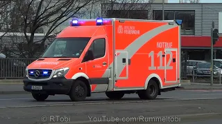 Berlin Fire Department ambulance responding | BF Berlin RTW [GER 12.3.2019]