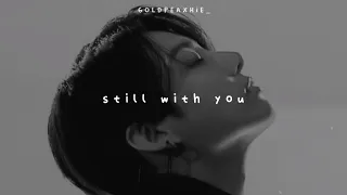 [1 hour] | jungkook of bts – still with you (slowed + reverb but it's raining)