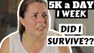 I RAN 5k EVERYDAY for 1 week l My Results l Love it or Hate it?