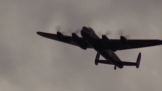 BBMF Lancaster Flypast Over RAF Museum Hendon
