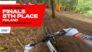 GoPro:  Amaury Pierron is Back! 5th Place in Poland - '24 UCI Downhill MTB World Cup