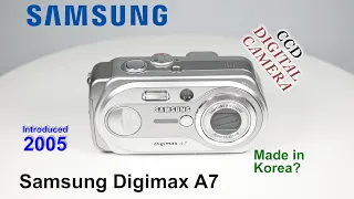 2005 Samsung Digimax A7 - CCD Digital Camera