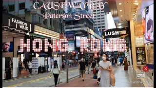 CAUSEWAY BAY HONG KONG [2022]..香港銅鑼灣 4k..