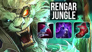 RENGAR vs FIDDLESTICKS (JUNGLE) | 12/1/2, 1.8M mastery, 600+ games, Legendary | KR Master | v10.24