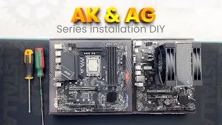 All DeepCool AK and AG Series Cpu Air Cooler installation process | All-in-One