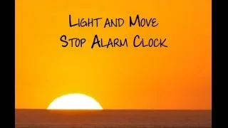 Light & Move Stop Alarm Clock