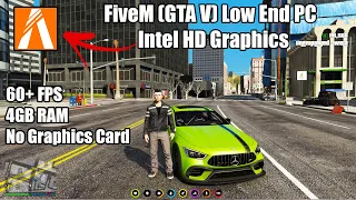 FiveM (GTA V) Low End PC Lag & FPS Fix | 60 FPS On 4GB RAM + Intel HD Graphics | No Graphics Card