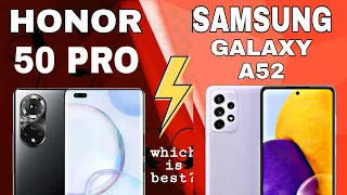 Samsung Galaxy A52 vs Honor 50 Pro