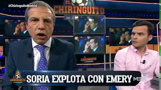 ¡Cristóbal Soria 💥'ESTALLA'💥 y ROMPE EL ABANICO!: "¡¡AY EMERY! ¡¡QUÉ NOCHE ME DISTE!!".