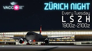 'Zurich Night' Full Flight! | Vatsim | Fenix A320 | MSFS | FS2 CREW | FSRealistic