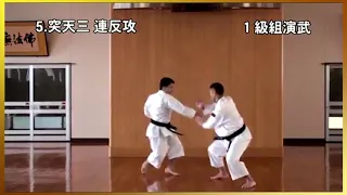 1 Kyu kumi-embu Shorinji Kempo. Demonstrations techniques, goho, juho. 少林寺拳法