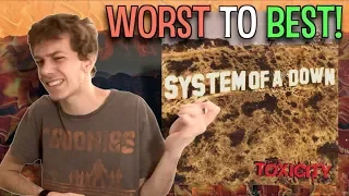 Worst To Best: Toxicity - System Of A Down (Ranking ALL Songs + Rating/Review)