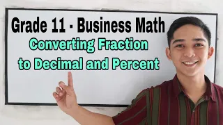 Converting Fraction to Decimal and Percent I Señor Pablo TV
