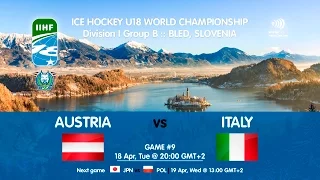 AUS vs ITA #Game09 #IIHFIBWMU18 #WMU18 #IIHF