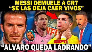 🔴Messi se DEVORA a CR7| "Beckham DEMUELE ALVARO MORALES"| MESSI REVIENTA LA NFL VIVA